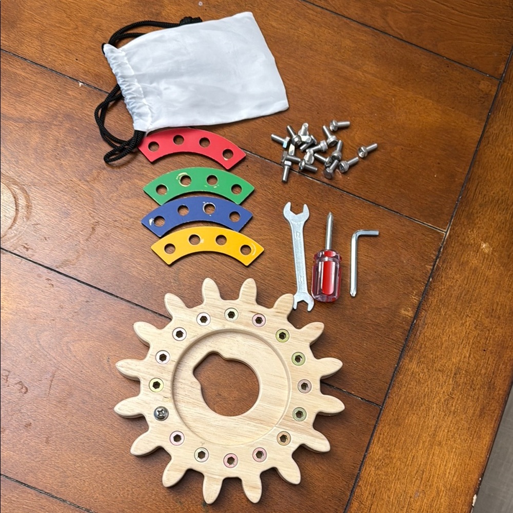 Red and Green Learning Toy Construction Set